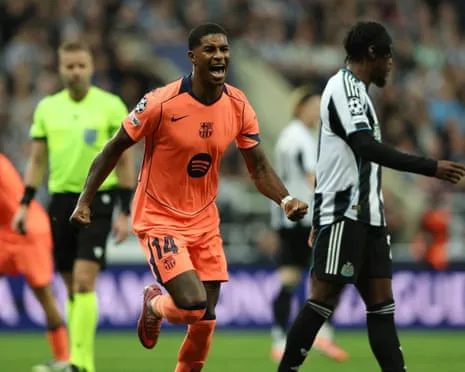 Marcus Rashford's Brace Quiets Newcastle's Celebrations and Seals Barça's Victory