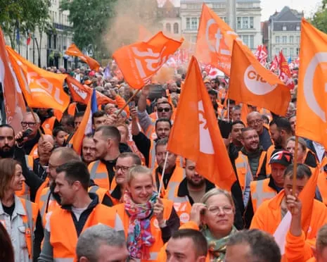 Nationwide Walkout Movement Witnesses Vast Numbers Protesting In France